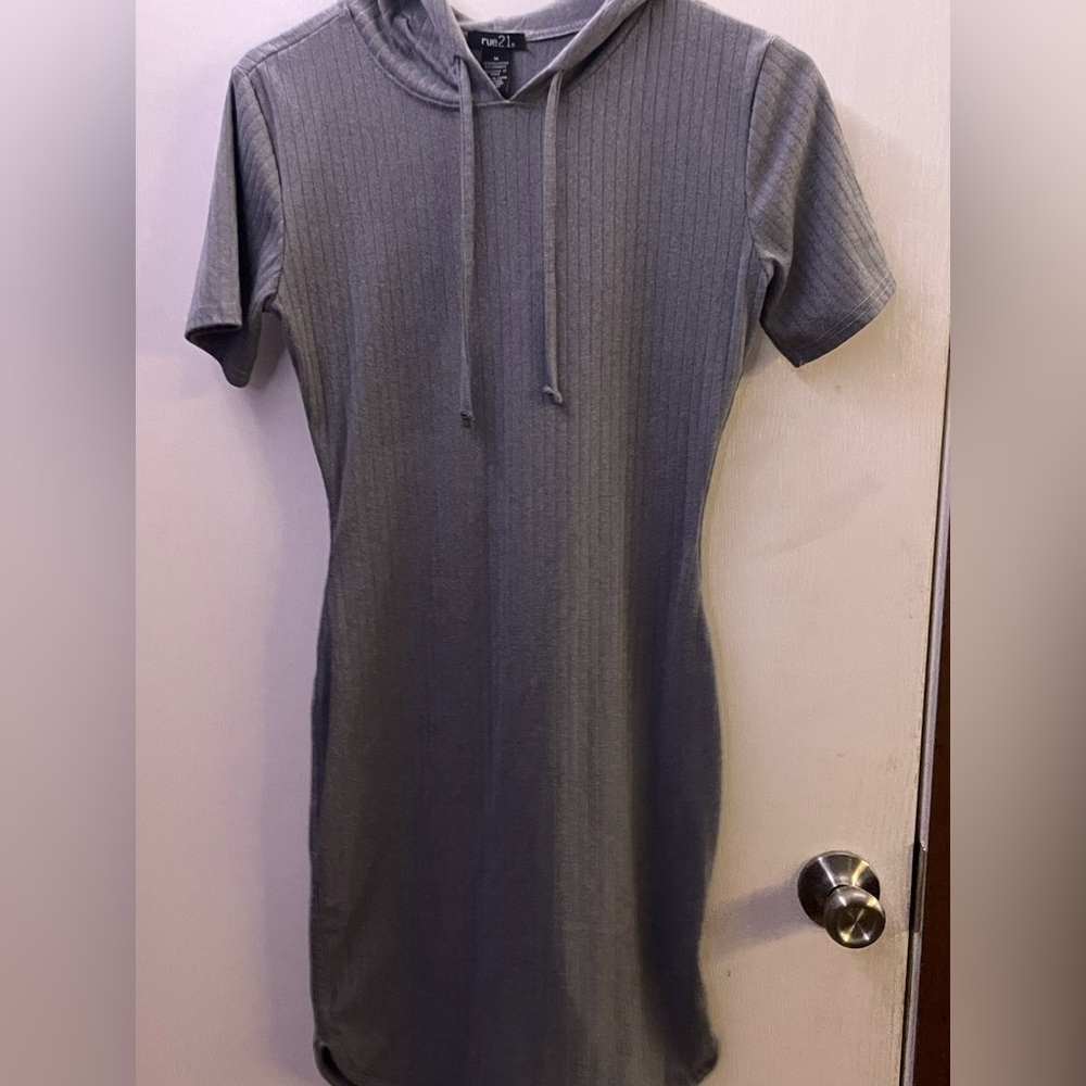 Grey bodycon dress